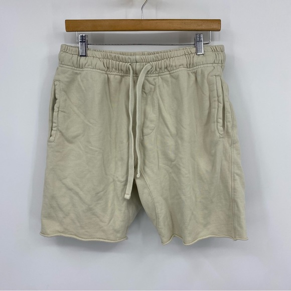 Talentless Cream Sweat Shorts Small - Picture 1 of 10